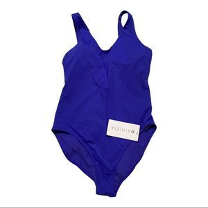Athleta Seychelles One Piece Yacht Blue Small NWT​
